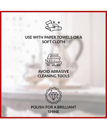 Hopes Premium Metal Care Brass Polish & Cleaner - 8 oz - Prevents Tarnish, Safe for Brass, Copper, Chrome & Sterling Silver - Buy Online on SooperMarket.com