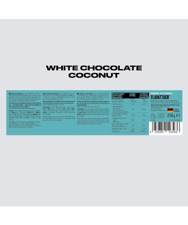Body Attack Flavattack White Chocolate Coconut 250g - Gluten-Free Flavor Powder for Hot & Cold Beverages & Baking - Aspartame & Palm Oil Free - Made in Germany - Buy Online on SooperMarket.com