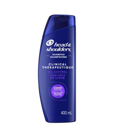 Head & Shoulders Clinical Oil Control Shampoo for Stubborn Dandruff 400 mL Strength Dandruff Defense + Advanced Oil Control