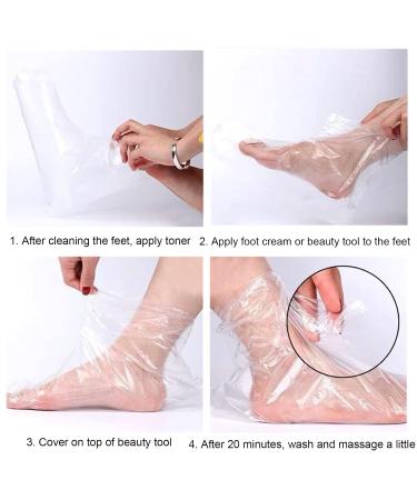 100 Pack Exfoliating Foot Peel Mask - Moisturizing & Delicate Foot Care for Smooth Skin | Acupuncture Shop - Buy Online on SooperMarket.com