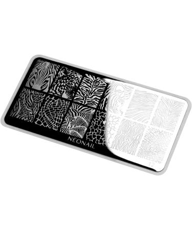 Neonail Stamping Plate 12 - Create Stunning Nail Art & Designs | Nail Stencils for French Nails | High-Quality Nail Stamp Schablone - Buy Online on SooperMarket.com