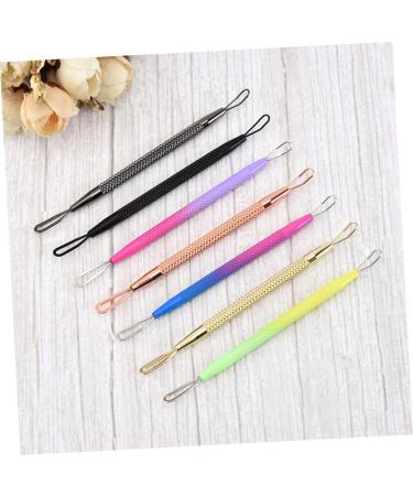 7pcs Double-headed Extrusion Ring Pimple Tools Pore Cleaner Pimple Removers Pimple Needle Cosmetic - Buy Online on SooperMarket.com