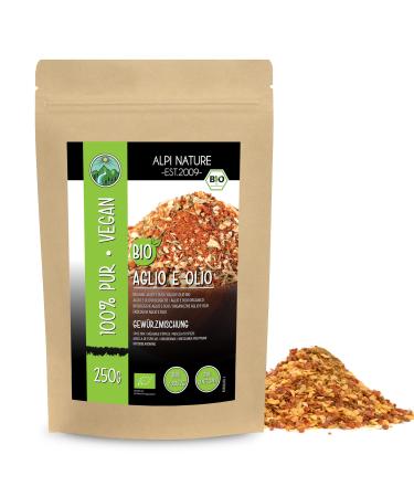 Organic Aglio e Oglio spice organic spice mix pasta spice 100% natural organic ingredients spaghetti seasoning without artificial additives (250 GR (8.8oz)) 1.00 g (Pack of 1)