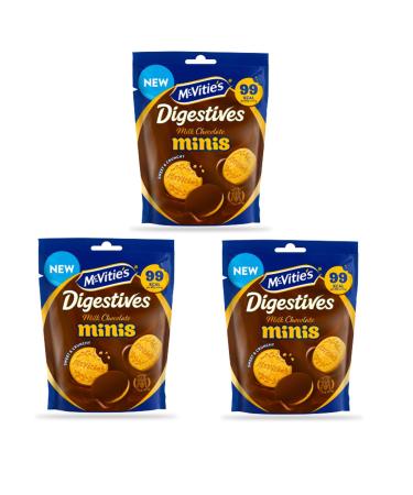 McVities Mini Chocolate Digestive Pouch of 3 80g