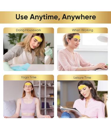24K Gold Collagen Forehead Wrinkle Patches - Smooth Frown Lines - Buy Online on SooperMarket.com