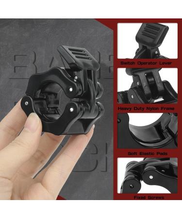 Rierousy 6-Piece Dumbbell Closures Set | Quick Lock Barbell Clamps | 30mm Safety Training & Easy Weight Change - Buy Online on SooperMarket.com