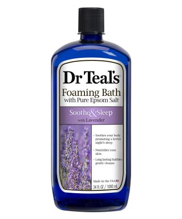 Dr Teal's Foaming Bath, Lavender, 34 Ounce (Pack of 3)