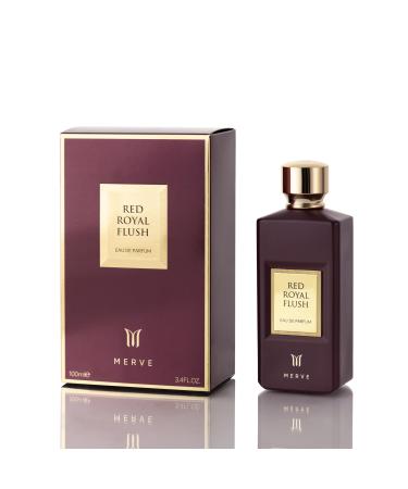 Merve Red Royal Flush Premium Long Lasting Fragrance Luxury Scent For Unisex | Herbal Oud Woody