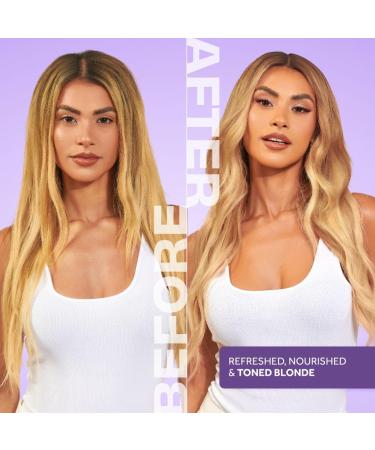 Lee Stafford Purple Toning Hair Treatments - Violet Shampoo for Bleach Blondes 4 x 15ml Hot Shots | Ideal for Highlighted & Naturally Blonde Hair - Buy Online on SooperMarket.com