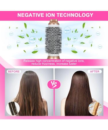 5-in-1 Hot Air Comb | Multi-Function Hair Styling Tool for Straight & Curly Hair | White | International Shipping - Buy Online on SooperMarket.com