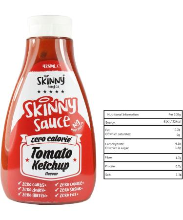 Skinny Food Co Curry Ketchup BBQ Sauce Set - Sugar Free & Zero Calories (3 Pack) - Buy Online on SooperMarket.com