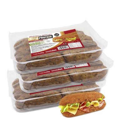 Keto protein - multi -grain roll protein -rich high -fiber low carb without sugar additive ready for consumption keto friendly snack multi -seed (pack with 3 packs of 390g))