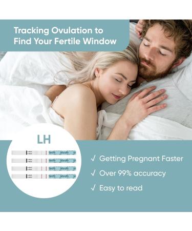 Wondfo 50 Ovulation Test Strips and 20 Pregnancy Test Strips Combo Kit - Fertility Test, 5MM Wide - Buy Online on SooperMarket.com