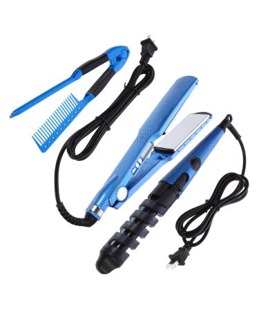 WOONEKY 1 Set Curling Iron Set Comb Hair Rollers Hair Curlers Curling Wand Plastic Hair Straightener Abs
