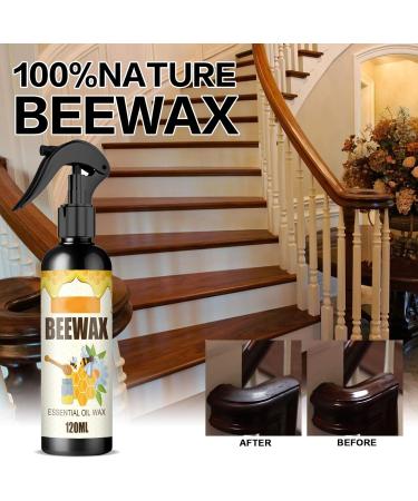 Natural Micro-Molecularized Beeswax Spray Beeswax Furniture Polish Bees Wax Furniture Polish And Cleaner Antique Furniture Cleaner Beeswax For Wood (2PC) - Buy Online on SooperMarket.com