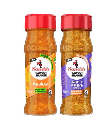 Nando's Flavour Shaker Garlic & Herb Medium Peri-Peri Seasoning 50g