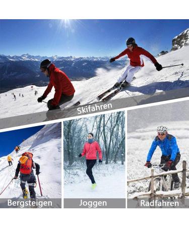 JTEG Unisex Ski Socks - Thermo Knee Socks for Winter Sports | 2 Pairs Red-Orange for Men Women & Kids - Buy Online on SooperMarket.com
