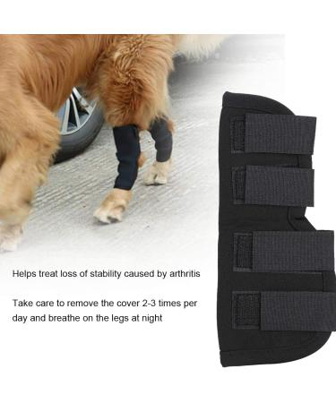 Stability Support Dog Leg Support Neoprene Pet Knee Guard Stabilize Arthritis for Dog Leg Guard(Black S) - Buy Online on SooperMarket.com