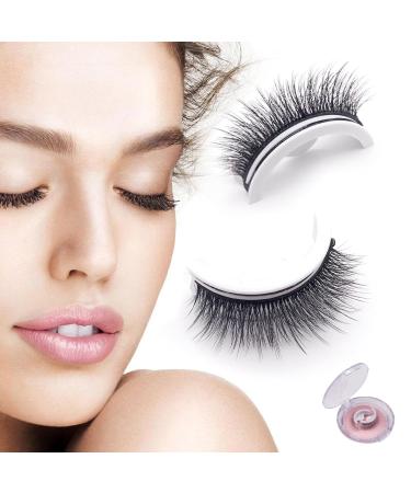 Buy Reusable Self-Adhesive Fake Eyelashes | Realistic & Bushy Makeup Lashes in Crystal Case for Beginners International Shipping Available - Buy Online on SooperMarket.com