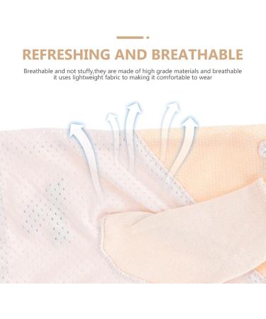 Exceart UV Nail Lamp Gloves - Cotton Finger Gloves for Women Manicure | UV Protection Hand Gloves in Flesh Color - Buy Online on SooperMarket.com