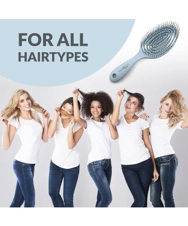 marQus Detangle Hair Brush - Ultra-soft Bristles for Men & Women - Tangle-Free Hair, Wet & Dry Use - 1pcs Arctic Brush - Buy Online on SooperMarket.com