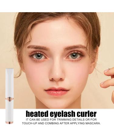 puzzlegame Electric Eyelash Curler | Rechargeable Eye Lash Styling Curler | Eye Lash Enhancer Electric Curling Tool for Beauty Salon Barbershop Travel White - Buy Online on SooperMarket.com