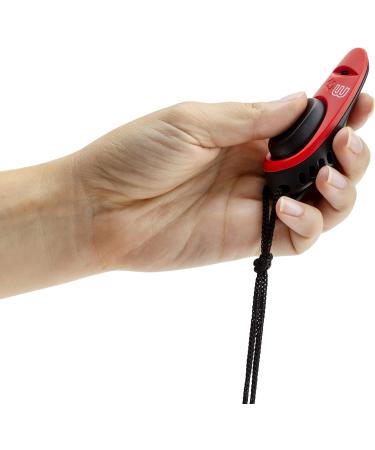 Mikki 2-in-1 High Pitched Whistle Clicker for Dog Training | Recall & Command Aid with Neck Strap | Lightweight 31g - Buy Online on SooperMarket.com