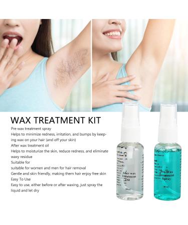 Clean & Hydrate Waxing Kit - Pre Wax Cleanser & Post Oil for Smooth Calm Skin - Buy Online on SooperMarket.com