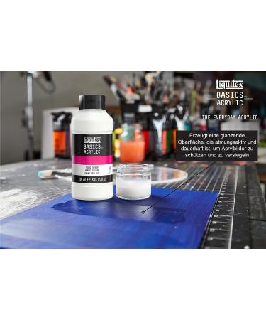 Liquitex BASICS Gloss Varnish 250ml (8.4oz) - Enhance and Protect Your Artwork - Buy Online on SooperMarket.com