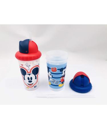Disney Cudlie Baby Boy Mickey Mouse Sippy Cups 10 oz - Pack of 2 | Straw & Lid | Multicolor - Buy Online on SooperMarket.com