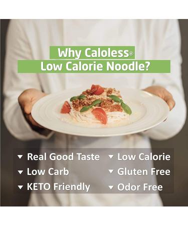 Caloless Konjac Shirataki Noodles 6-Pack - Low Calorie Healthy Food Variety Pack (Chicken/Beef/Chilli & Vinegar) - Gluten Free, Keto Snacks, Non-GMO, Low Carbs, Glucomannan Diabetic Noodle Pasta - Buy Online on SooperMarket.com