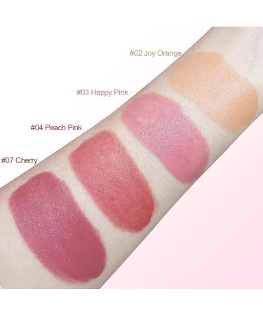 Paminify Soft Cream Liquid Blush - Lightweight Dewy Blush Stick, Peach Pink Shade, Moisturizing & Cruelty-Free - Buy Online on SooperMarket.com