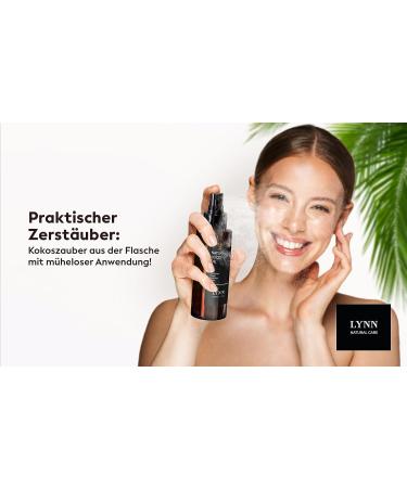 Liquid Coconut Oil by Lynn | 100% Natural MCT Oil with Atomizer | Moisturizer for Skin & Hair | 200ml Fractionated Coconut Oil - Buy Online on SooperMarket.com