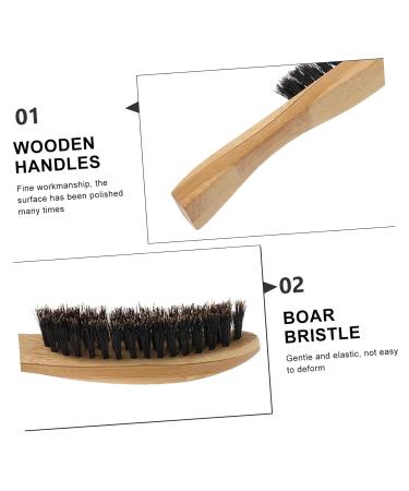 Shop Angoily 3-St Bartbrush Combs for Men | Wild Boar Bristle Beard & Hair Care Tools - Buy Online on SooperMarket.com