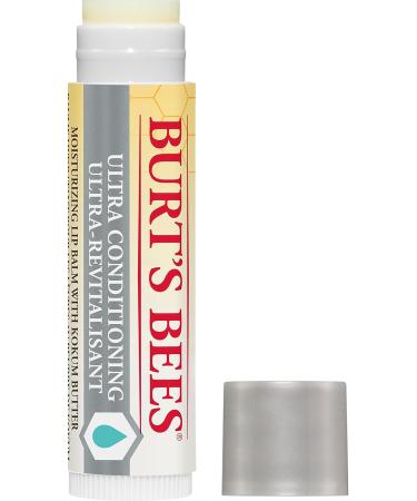 Burt's Bees Hydrating Lip Balm for Dry Chapped and Cracked Lips 100% Natural Origin Ultra Conditioning with Kokum Butter Shea Butter and Cocoa Butter Unscented 2 Tubes - Buy Online on SooperMarket.com