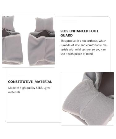 EXCEART Big Toe Separator Stretchy Belt for Toe Correction - Orthotic Regulator Pair for Bone Ectropion Adjustment | Practical Toe Stretcher Appliance - Size L - Buy Online on SooperMarket.com