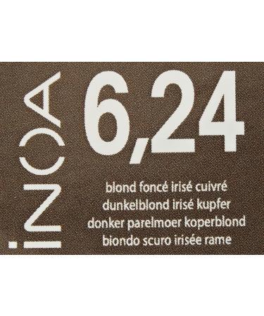 L'Or al Professionnel Inoa Permanent Hair Colour No.6.24 Dark Blonde Iris Copper 60 ml - Buy Online on SooperMarket.com