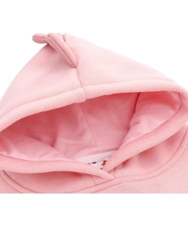 Famuka Little Kids Dinosaur Hoodie | Toddler Boy Girl Sweatshirt 24 Months Pink - Unisex Casual Top - Buy Online on SooperMarket.com