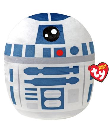 Ty R2D2 Disney Star Wars Squish-A-Boos 10 Inches Licensed Beanie Baby Soft Plush Toy Collectible Cuddly Stuffed Teddy R2D2 10 Inches