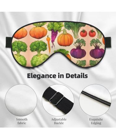 Buy Fruit and Vegetable Sleep Mask - Adjustable Breathable & Fashionable Eye Mask for Optimal Comfort | International Shipping Available - Buy Online on SooperMarket.com