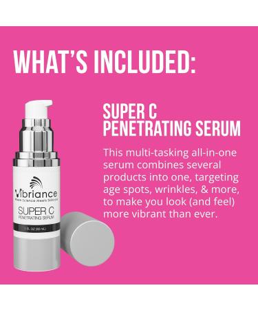 Vibriance Simple Skincare Essentials Bundle | Super C Vitamin C Serum & Sheer Zinc SPF 50 | Nourish Protect Illuminate Your Skin - Buy Online on SooperMarket.com