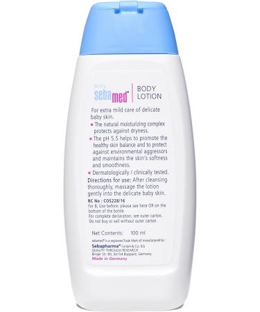 Sebamed Baby Lotion 100ml - Gentle Skincare for Delicate Infant Skin - Buy Online on SooperMarket.com