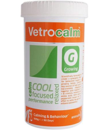 Animalife Vetrocalm Growing Calming Supplement 900g Clear
