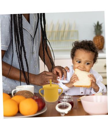 TOYANDONA 3pcs Baby Silicone Sippy Cups Set for Toddlers - Anti-Spill, Training Cup with Silicone Straw for Infant & Toddler - BPA-Free Silicone Water Cup - Buy Online on SooperMarket.com