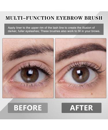 Buy Gerrii 200-Piece Disposable Angled Eyebrow Brushes - Bulk Eyeliner & Brow Tint Tools for Salon & Beauty | International Shipping Available - Buy Online on SooperMarket.com