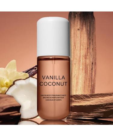 Koec Vanilla Coconut Perfume Coconut Vanilla Perfume Body Mist Travel Size Body & Hair Fragrance Mist 50 Ml Travel Size Long Lasting Perfume Spray (vanilla cocount) - Buy Online on SooperMarket.com