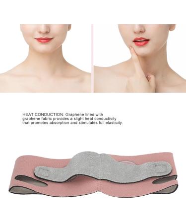Verdant Touch V Shaped Slimming Face Belt V Line Lifting Strap Facial Slimming Strap V Shaped Face Lifting Belt Bandage Breathable Soft Pink M Size - Buy Online on SooperMarket.com