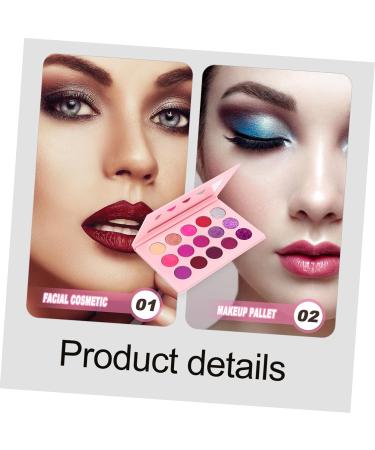 PLAFOPE 15 Eyeshadow Palette Glitter Eyeshadow Colorful Eyeshadow Woman Eyeshadow Compact Purple - Buy Online on SooperMarket.com