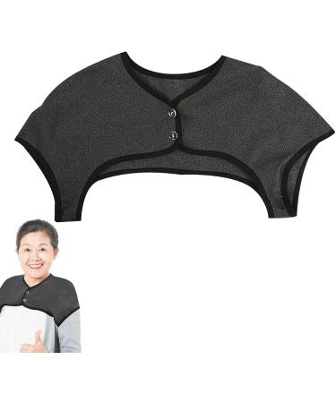Shenrongtong Heated Neck Wrap Scarf | 360-Degree Package | Washable Velvet Neck Warmer | All-Year Relaxation Pillow for Neck & Shoulders - Dark Gray L - Buy Online on SooperMarket.com