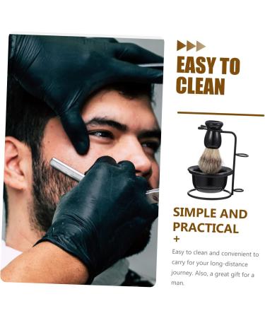 Professional Beard Grooming Set - Housoutil 5 Sets Shaving Cup & Brush for Men | Durable & Convenient Men's Grooming Supplies - Buy Online on SooperMarket.com